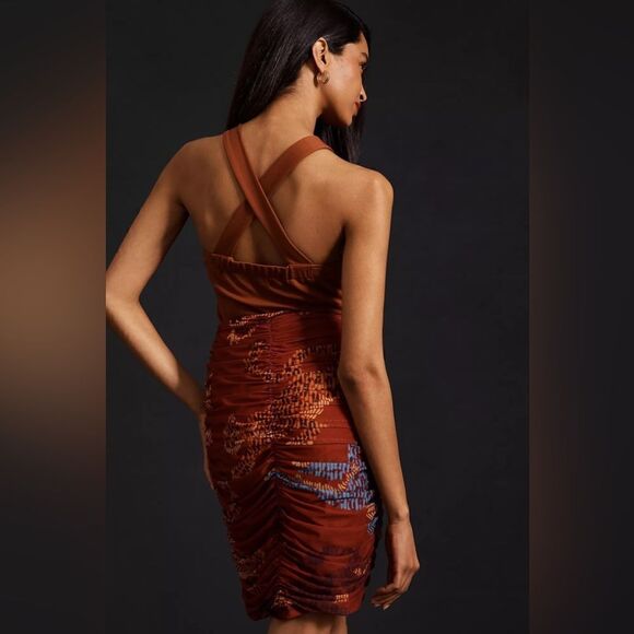 Farm Rio x Anthropologie Ruched Mesh Mini Skirt - Picture 4 of 4